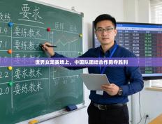 世界女足赛场上，中国队团结合作勇夺胜利